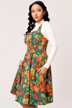 Autumn Pinafore Dress