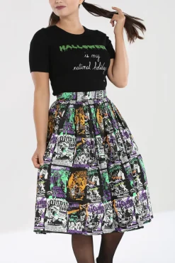 Be Afraid 50's Skirt