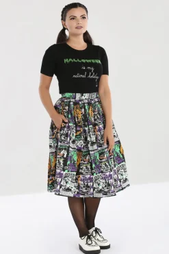 Be Afraid 50's Skirt