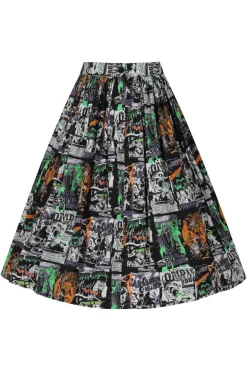Be Afraid 50's Skirt