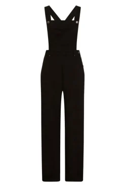 Elly May Denim Dungaree Black