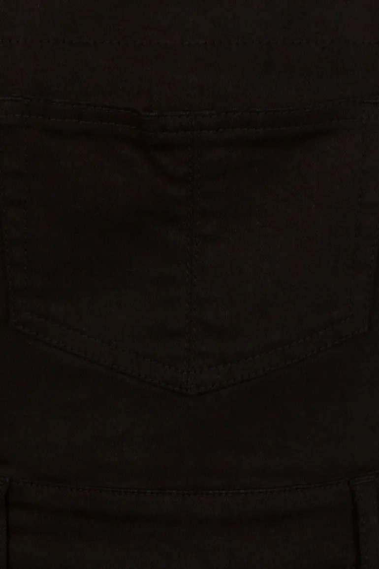 Elly May Denim Dungaree Black