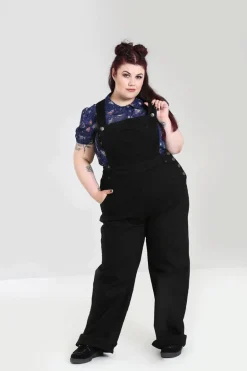 Elly May Denim Dungaree Black