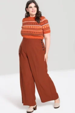 Ginger Swing Trousers Brown