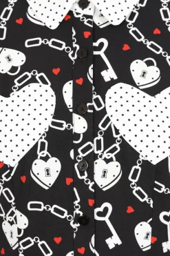 Heart Lock Mini Dress