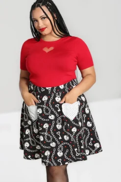 Heart Lock Mini Skirt