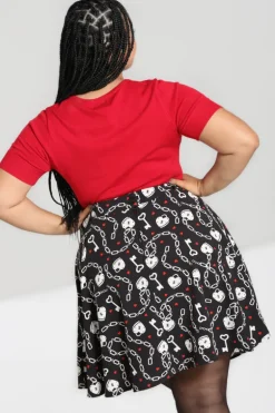 Heart Lock Mini Skirt