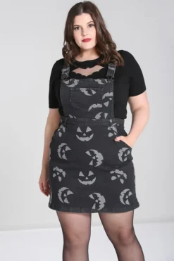 Jack-O-Lantern Pinafore Dress