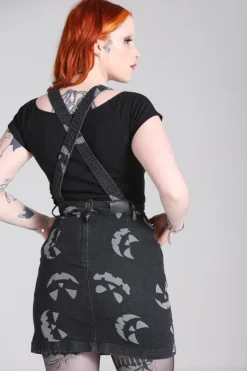 Jack-O-Lantern Pinafore Dress