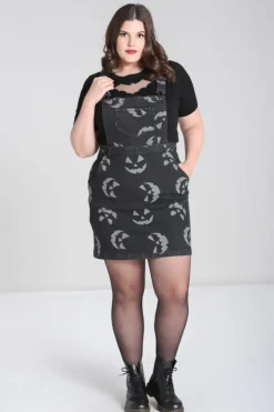 Jack-O-Lantern Pinafore Dress