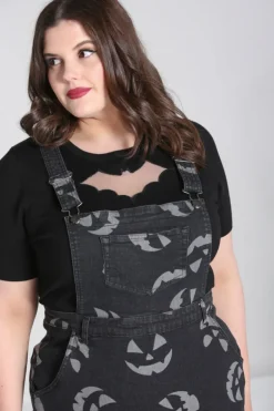 Jack-O-Lantern Pinafore Dress