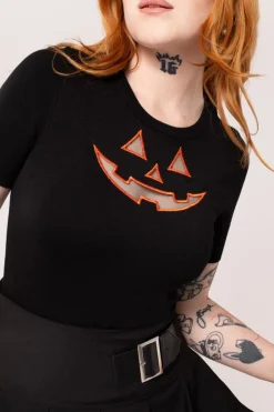 Jack-O-Lantern Top