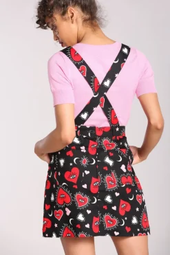 Kate Heart Pinafore Dress