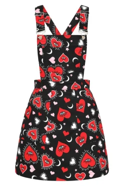 Kate Heart Pinafore Dress