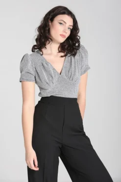 Loco-Motion Top Silver