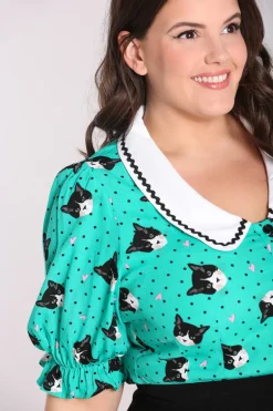 Love Cats Blouse