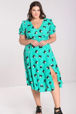 Love Cats Midi Dress