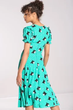 Love Cats Midi Dress