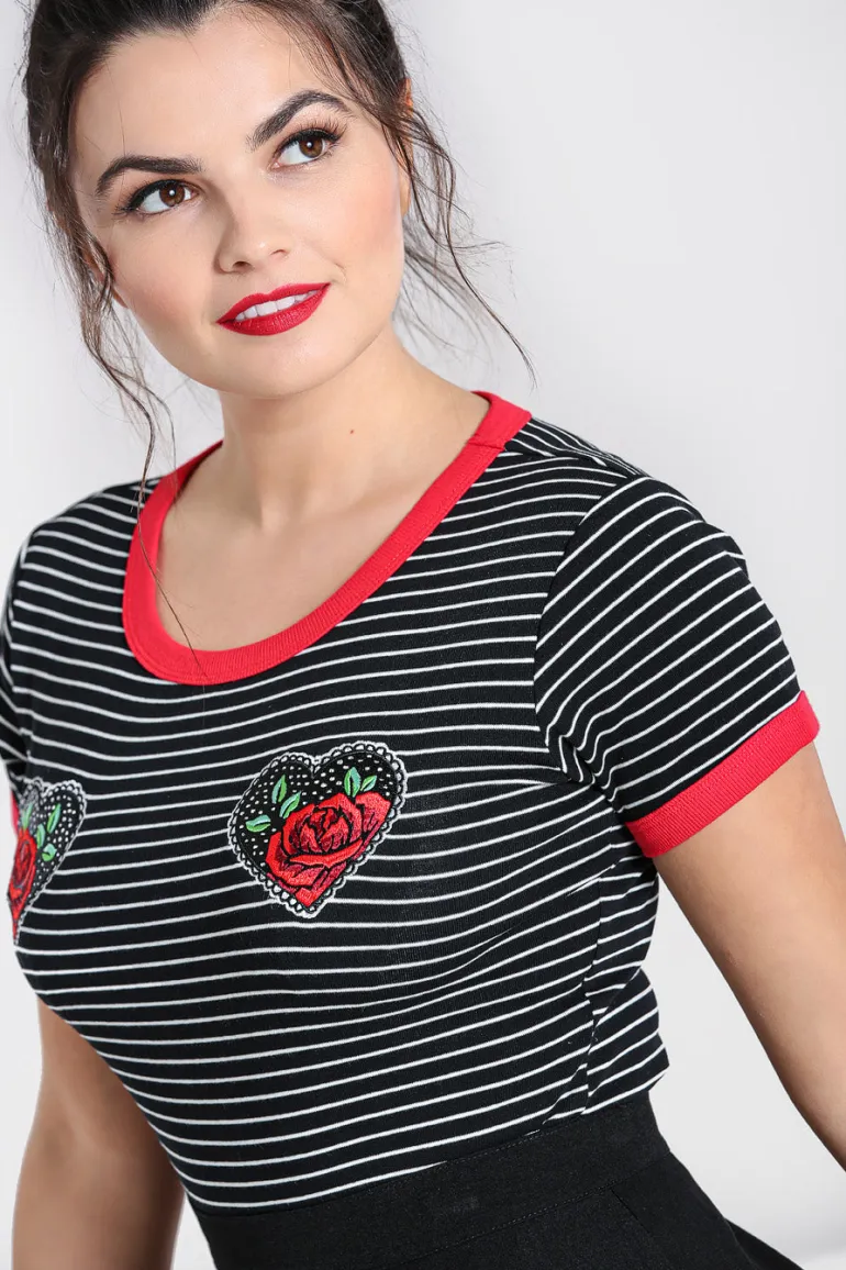 Rose Heart Top