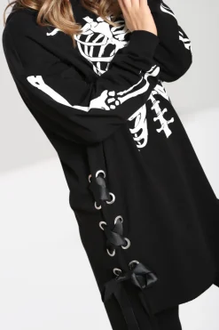 Skeleton Hoodie Dress