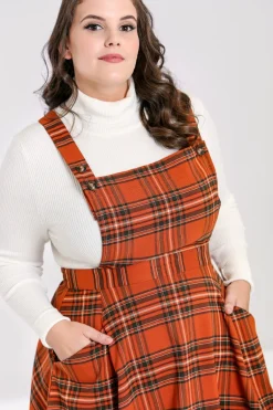 Tawny Pinafore Dress