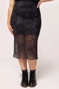 Zodiac Mesh Skirt
