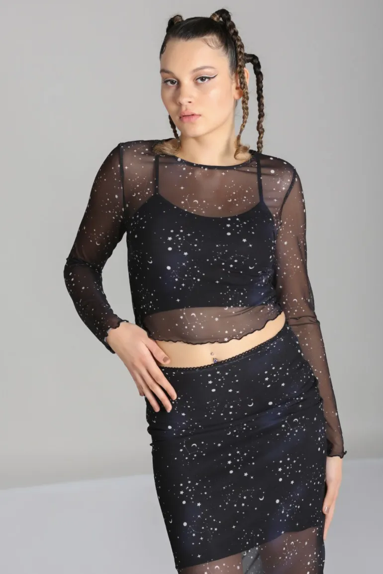 Zodiac Mesh Top