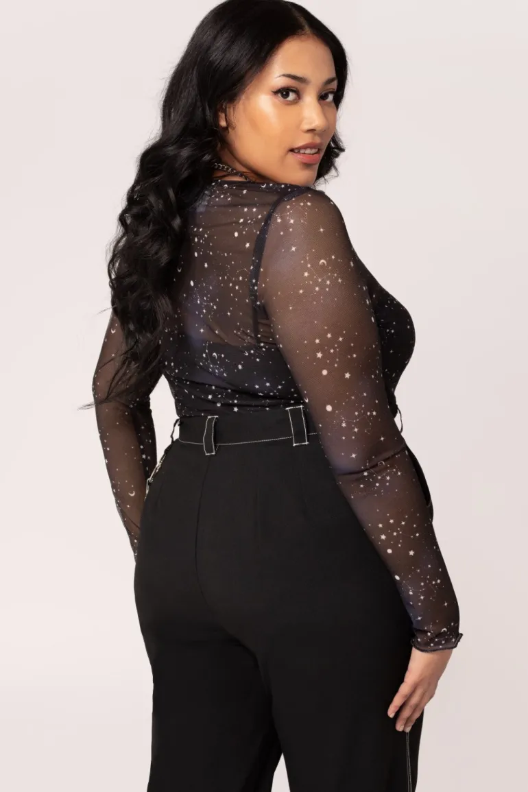 Zodiac Mesh Top